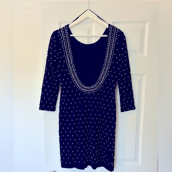 STUNNING BOUTIQUE COLLECTION H&M EMBELLISHED JEWELLED DRESS IN MEDIUM - Picture 2 of 4